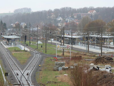 Bahnsteige in Flöha. Foto: Stadtverwaltung Flöha/ Erik Frank Hoffmann