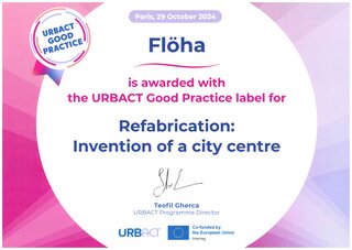 Urkunde zum URBACT City Festival 2025 in Wrocław